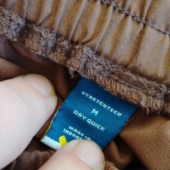 Stretchtech Women Medium Brown Stretch Drifit Cargo Pants Tapered Ankle - Picture 2 of 3